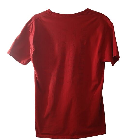 WWE Finn Balor Red 100% Cotton Graphic Crew Neck Tee-Shirt T-Shirt Size Medium - Picture 4 of 6